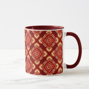 Boho Chic Bloempatroon Mok