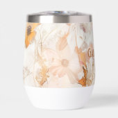 Boho Chic Bloemrijke Waterverf Monogram (Voorkant)