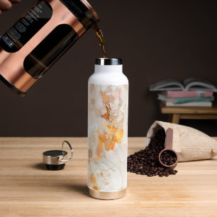 Boho Chic Bloemrijke Waterverf Waterfles