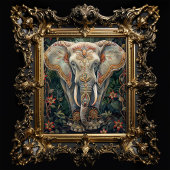 Boho Chic Bohemian Elephant Inpakpapier Vel