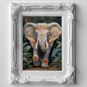 Boho Chic Bohemian Elephant Inpakpapier Vel