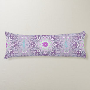 Boho chic Bohemian lila paarse mandala Lichaamskussen
