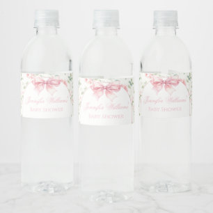 Boho chic boog baby meisje douche waterfles labels etiket