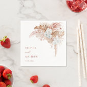 Boho Chic Botanisch | Trouwen Servet (Insitu)