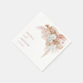 Boho Chic Botanisch | Trouwen Servet (Hoek)