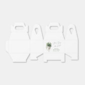 Boho Chic Botanische "Knoop de Kous" Bruidsdouche Bedankdoosjes (Uitgevouwen)