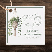Boho Chic Botanische "Trouw met me" Bruidsmeisjest Bedankjes Labels