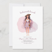 Boho Chic Bridesmaids Brunch Invitation Kaart (Voorkant)