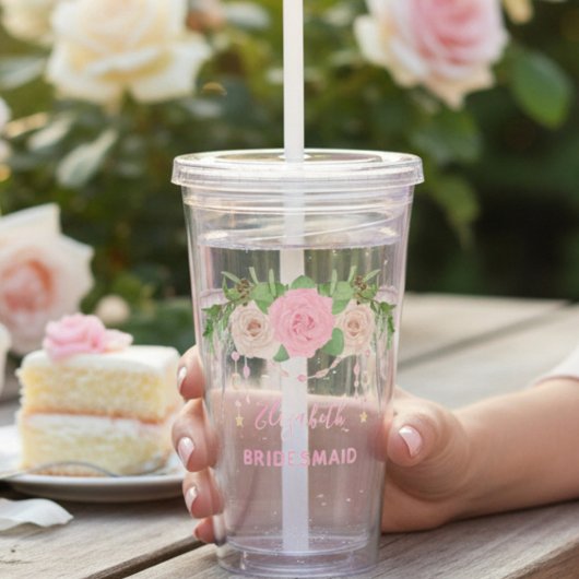 Boho Chic bruidsfeest Acryl Drinkbeker