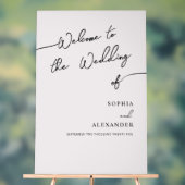 Boho Chic bruiloft acryl teken welkom. Acryl Bord (Neutraal)