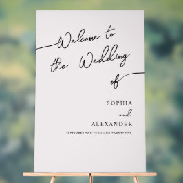 Boho Chic bruiloft acryl teken welkom. Acryl Bord