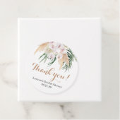 Boho Chic Bruiloft Feest Bedankjes Labels (In situ)