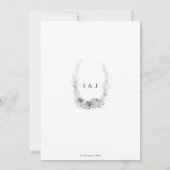 Boho Chic Bruiloft op een strandbestemming Save The Date (Achterkant)