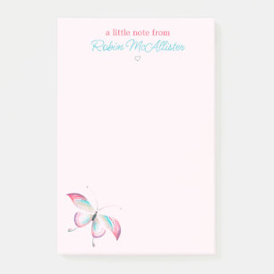 Boho Chic Chinoiserie Butterfly Post-it® notes