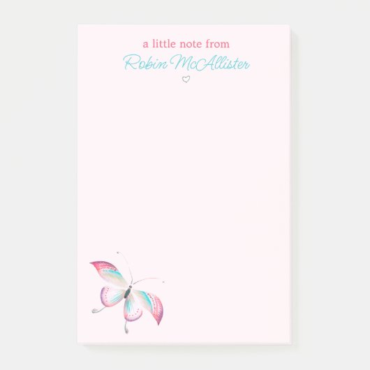 Boho Chic Chinoiserie Butterfly Post-it® notes (Voorkant)