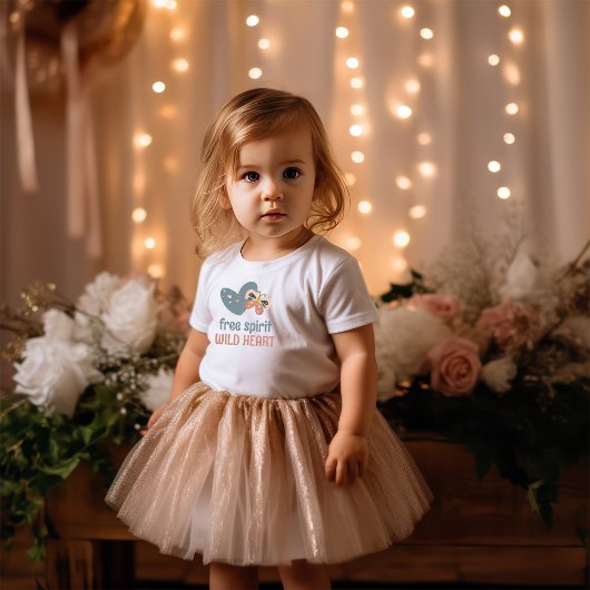 Boho Chic Citaat Vrije Geest Wilde Hart Kinder Shirts