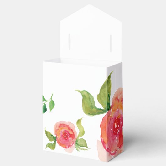 Boho chic Coral vrijgezellenfeest-gunstig vak Bedankdoosjes (Geopend)