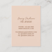 Boho Chic Designer Sieraden Ketting Holder Display Visitekaartje (Achterkant)