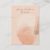 Boho Chic Designer Sieraden Ketting Holder Display Visitekaartje (Voorkant)