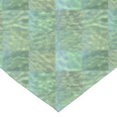 Boho Chic Diamond Patchwork Aquamarine Seafoam Tafelkleed (Gekanteld)
