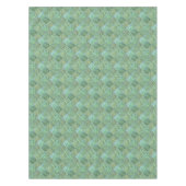 Boho Chic Diamond Patchwork Aquamarine Seafoam Tafelkleed (Voorkant)