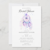 Boho Chic Dream Catcher Blue Elegant Vrijgezellenf Kaart (Voorkant)