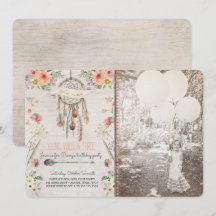 Boho Chic Dreamweaver Birthday Party Invitation