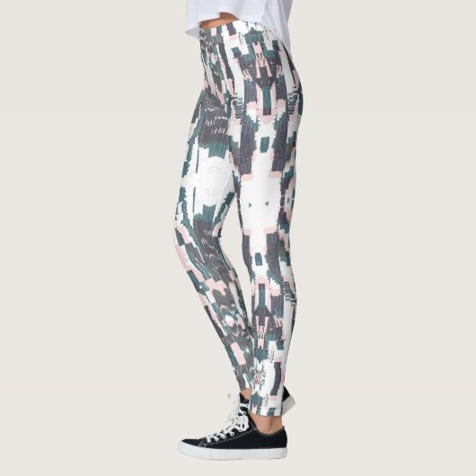 Boho Chic Eclectic Abstract Butterfly Ikat Leggings (Links)