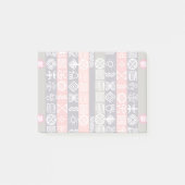 Boho-chic Ethnic African Design Post-it Post-it® Notes (Voorkant)