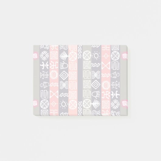 Boho-chic Ethnic African Design Post-it Post-it® Notes (Voorkant)