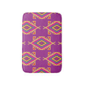 Boho Chic: Etnaadloos Ornament Badmat (Voorkant Verticaal)