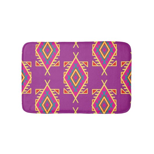 Boho Chic: Etnaadloos Ornament Badmat (Voorkant)