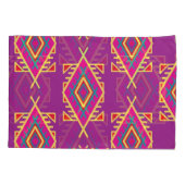 Boho Chic: Etnaadloos Ornament Kussensloop (Achterkant)