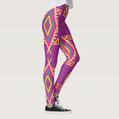 Boho Chic: Etnaadloos Ornament Leggings (Rechts)