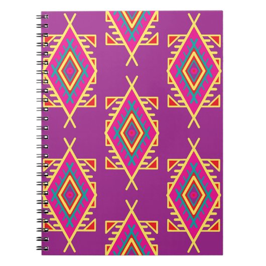 Boho Chic: Etnaadloos Ornament Notitieboek (Voorkant)