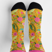 Boho Chic Floral Aangepersonaliseerde Sokken (Top)