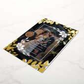 "Boho Chic Floral Acryl bruiloft uitnodiging met (Gedraaid)