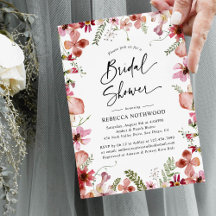 Boho Chic Floral Botanical Vrijgezellenfeest Brunc