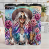 Boho Chic Floral Coffee Delight Thermosbeker