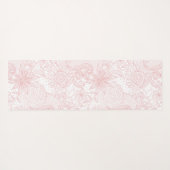 Boho chic floral henna mandala afbeelding yogamat (Achterkant (horizontaal))