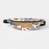 Boho Chic Floral Jouw naam Quote Heuptasje (Voorkant)