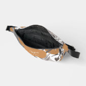 Boho Chic Floral Jouw naam Quote Heuptasje (Open)