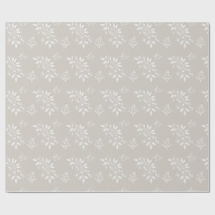 Boho Chic Floral Patroon Esthetisch Cadeaupapier