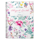 Boho Chic Floral Persoonlijk Notitieboek (Voorkant)