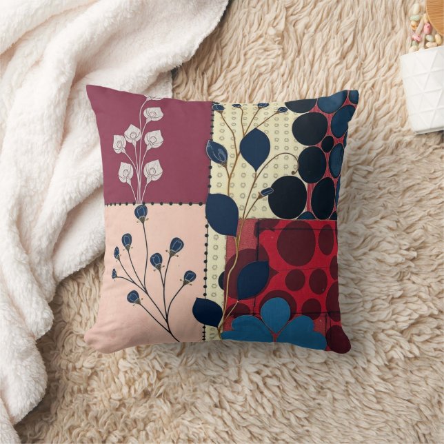 Boho Chic Floral Sierkussen (Deken)