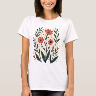 Boho Chic Floral T-shirt – Boheemse stijl T-shirt