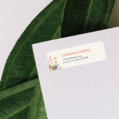 BOHO CHIC FLOWER DRAGONFLY GARDEN ETIKET