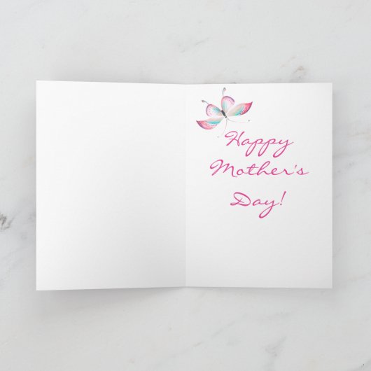 Boho Chic Flowers & Butterflies | MOEDERDAG Kaart (Binnen)