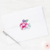 Boho Chic Flowers | Happy Moederdag Stickers (Envelop)