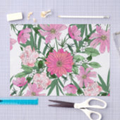 Boho chic garden floral design tissuepapier (Craft)